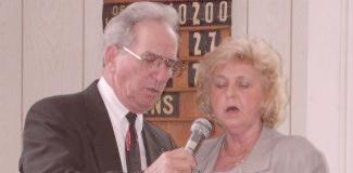 Rev. Tommy Mounts and his wife Martha Singing